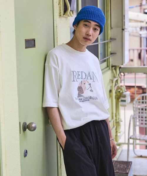 niko and...（ニコアンド）の「アソートモチーフ刺繍Tシャツ（Tシャツ/カットソー・メンズ・チャコール/ネイビー/ホワイト/オフホワイト・MEDIUM/LARGE）」の13枚目の写真