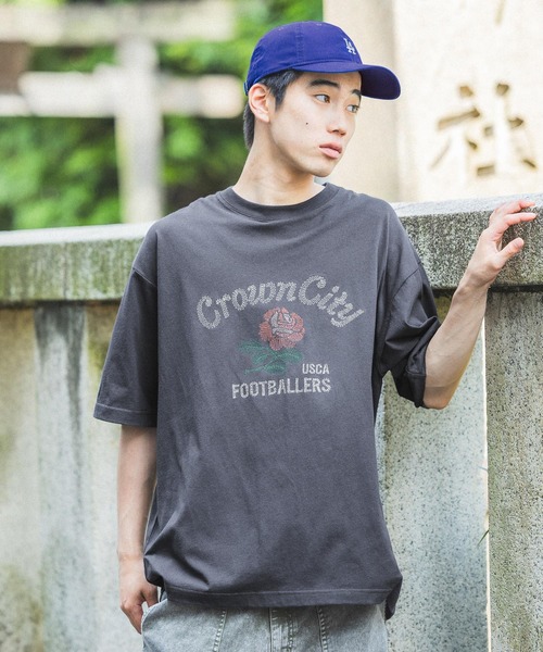 niko and...（ニコアンド）の「アソートモチーフ刺繍Tシャツ（Tシャツ/カットソー・メンズ・チャコール/ネイビー/ホワイト/オフホワイト・MEDIUM/LARGE）」の15枚目の写真