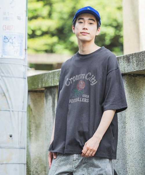 niko and...（ニコアンド）の「アソートモチーフ刺繍Tシャツ（Tシャツ/カットソー・メンズ・チャコール/ネイビー/ホワイト/オフホワイト・MEDIUM/LARGE）」の16枚目の写真