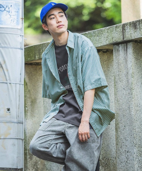 niko and...（ニコアンド）の「アソートモチーフ刺繍Tシャツ（Tシャツ/カットソー・メンズ・チャコール/ネイビー/ホワイト/オフホワイト・MEDIUM/LARGE）」の17枚目の写真