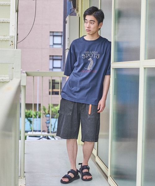 niko and...（ニコアンド）の「アソートモチーフ刺繍Tシャツ（Tシャツ/カットソー・メンズ・チャコール/ネイビー/ホワイト/オフホワイト・MEDIUM/LARGE）」の19枚目の写真