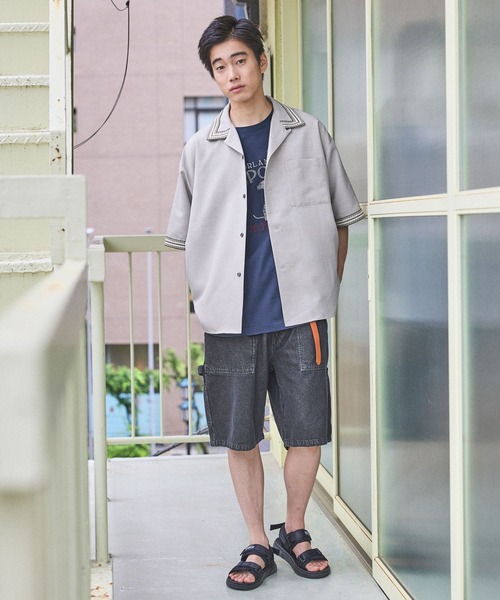 niko and...（ニコアンド）の「アソートモチーフ刺繍Tシャツ（Tシャツ/カットソー・メンズ・チャコール/ネイビー/ホワイト/オフホワイト・MEDIUM/LARGE）」の20枚目の写真