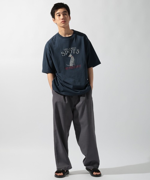 【新品】ニコアンド メイクスタッフ てぃらアソートサマーTシャツ ボルドー 新品未使用タグ付niko andメイクスタッフてぃらさんアソート