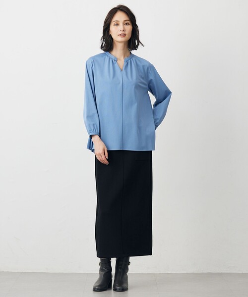 J.PRESS(ジェイプレス)の「【WEB限定】リブダンボール スカート(スカート・レディース・カーキ系/ブラック系・11/9/7)」の12枚目の写真
