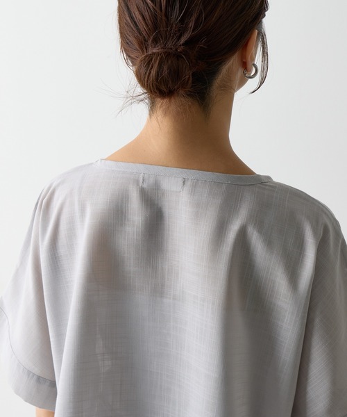 COLONY 2139（コロニートゥーワンスリーナイン）の「リネンライクTブラウス（シャツ/ブラウス・レディース・ホワイト/ブラック/グレー・FREE）」の15枚目の写真