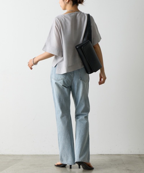 COLONY 2139（コロニートゥーワンスリーナイン）の「リネンライクTブラウス（シャツ/ブラウス・レディース・ホワイト/ブラック/グレー・FREE）」の4枚目の写真