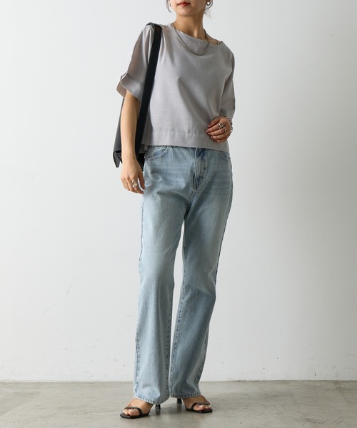 COLONY 2139（コロニートゥーワンスリーナイン）の「リネンライクTブラウス（シャツ/ブラウス・レディース・ホワイト/ブラック/グレー・FREE）」の6枚目の写真