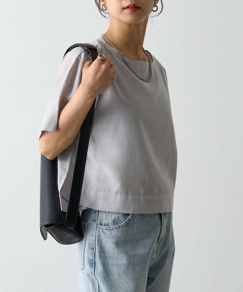 COLONY 2139（コロニートゥーワンスリーナイン）の「リネンライクTブラウス（シャツ/ブラウス・レディース・ホワイト/ブラック/グレー・FREE）」の9枚目の写真