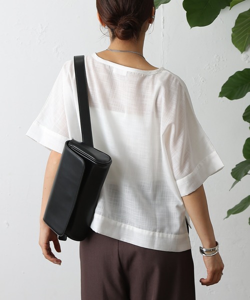 COLONY 2139（コロニートゥーワンスリーナイン）の「リネンライクTブラウス（シャツ/ブラウス・レディース・ホワイト/ブラック/グレー・FREE）」の20枚目の写真