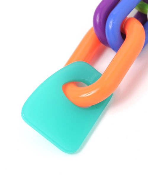 studio CLIP(スタディオクリップ)の「アクリルカラーリングキーチャーム(チャーム・レディース・ブルー/オレンジ/グリーン・FREE)」の5枚目の写真