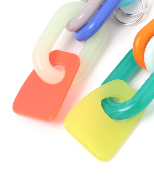 studio CLIP(スタディオクリップ)の「アクリルカラーリングキーチャーム(チャーム・レディース・ブルー/オレンジ/グリーン・FREE)」の7枚目の写真