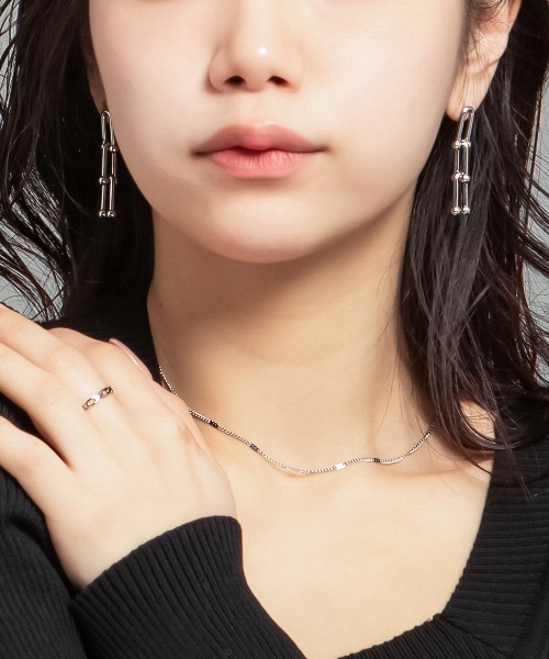 kirakiraShop（キラキラショップ）の「オーバル チェーン リング（リング・レディース・シルバー/ゴールド・16号/14号/11号）」の11枚目の写真