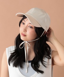 tiny tiny（ティニーティニー）の「紐付きサテンキャップ[tiny tiny(ティニーティニー)]（キャップ）」