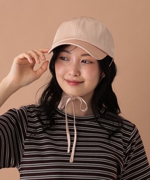 tiny tiny（ティニーティニー）の「紐付きサテンキャップ[tiny tiny(ティニーティニー)]（キャップ）」