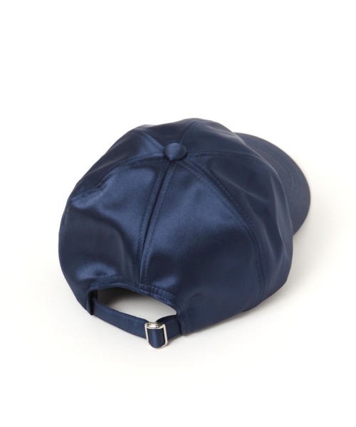 専用です　pois ポワ saten cap  navy ネイビー キャップ 新品未使用 pois ポワ saten cap 【navy】 帽子 - 帽子