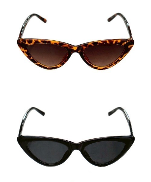 Chikashitsu +（チカシツプラス）の「【Chikashitsu +】cat eye sunglasses / 【チカシツプラス】キャットアイサングラス（サングラス・メンズ・ブラウン/ブラック・ONE SIZE）」の6枚目の写真