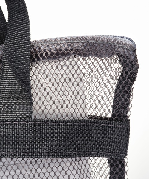 ZAKKA-BOX（ザッカボックス）の「きょろきょろメッシュバッグ（トートバッグ・レディース・ブラック/グレー・FREE）」の20枚目の写真