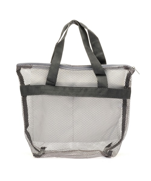 ZAKKA-BOX（ザッカボックス）の「きょろきょろメッシュバッグ（トートバッグ・レディース・ブラック/グレー・FREE）」の16枚目の写真