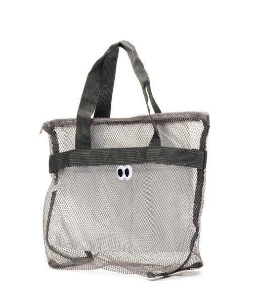 ZAKKA-BOX（ザッカボックス）の「きょろきょろメッシュバッグ（トートバッグ・レディース・ブラック/グレー・FREE）」の12枚目の写真
