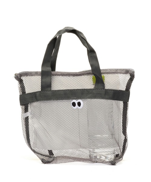 ZAKKA-BOX（ザッカボックス）の「きょろきょろメッシュバッグ（トートバッグ・レディース・ブラック/グレー・FREE）」の13枚目の写真