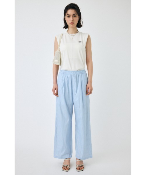 MOUSSY(マウジー)の「DRAWSTRING トラウザー(スラックス・レディース・ブルー系その他/ホワイト系その他・1/2)」の5枚目の写真