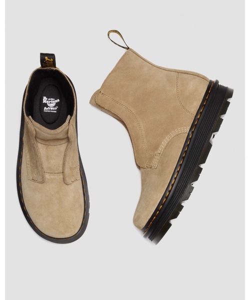 Dr. Martens（ドクターマーチン）の「Dr. Martens/ドクターマーチン ZEBZAG レースレス ブーツ 42246200（ブーツ・メンズ・ブラウン・UK9/UK8/UK7/UK6/UK5/UK4/UK3）」の2枚目の写真