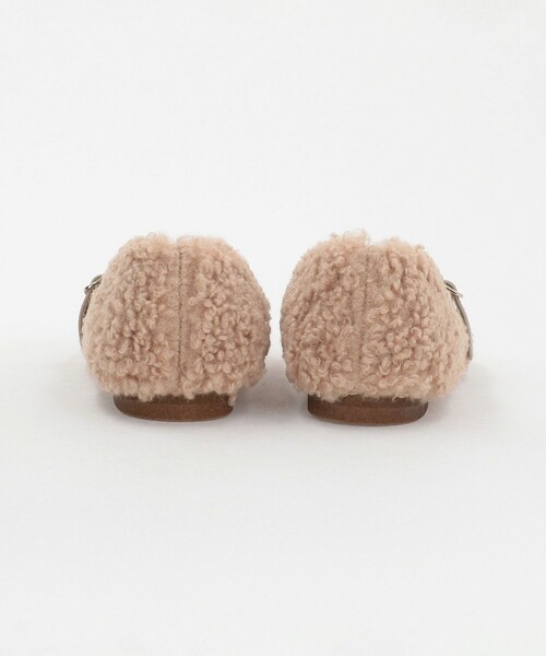 UNITED ARROWS（ユナイテッドアローズ）の「フェイクファー フラットパンプス（パンプス・レディース・ベージュ/ブラック・36/35h/37h/38/36h/37/35）」の9枚目の写真