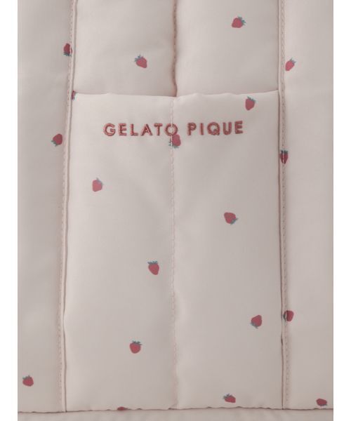 gelato pique(ジェラートピケ)の「【CAT&DOG】ストロベリー柄ミニサイズキャリーバッグ(ペット用キャリーケース・レディース・ピンク・F)」の11枚目の写真