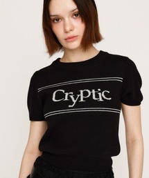 LOGO JQ SHORT SLEEVE TOPS ロゴ ジャガード ショートスリーブ トップス 秋服 半袖 サマーニット