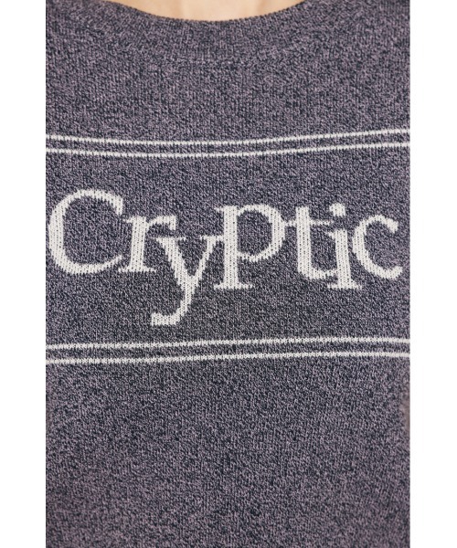 SLY（スライ）の「LOGO JQ SHORT SLEEVE TOPS ロゴ ジャガード ショートスリーブ トップス 秋服 半袖 サマーニット（ニット/セーター・レディース・アイボリー/ブラック/ブルー系その他/ブラウン・FREE）」の22枚目の写真