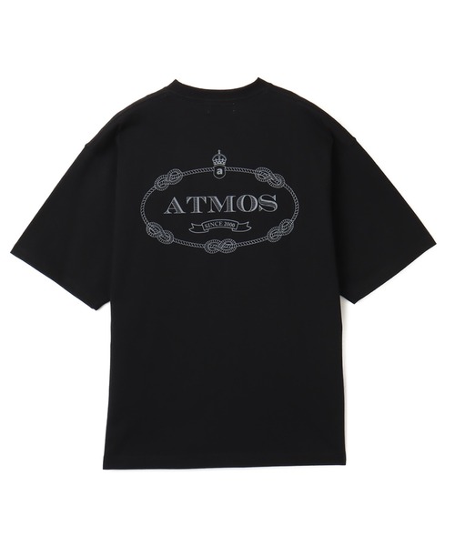 atmos(アトモス)の「atmos Emblem Logo T-shirt / アトモス エンブレム ロゴ Tシャツ(Tシャツ/カットソー・メンズ・ブルー/ブラック/ホワイト・M/L/XL/XXL)」の2枚目の写真