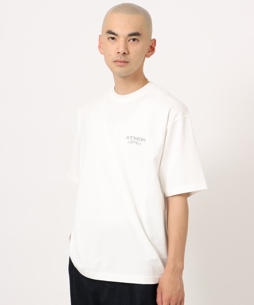 atmos(アトモス)の「atmos Emblem Logo T-shirt / アトモス エンブレム ロゴ Tシャツ(Tシャツ/カットソー・メンズ・ブルー/ブラック/ホワイト・M/L/XL/XXL)」の16枚目の写真