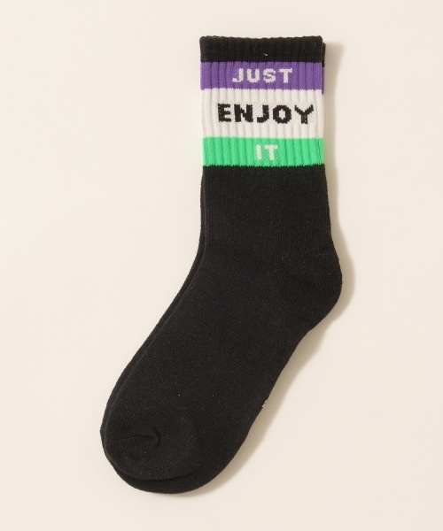 b・ROOM(ビールーム)の「ラインロゴソックス(ソックス/靴下・キッズ・オレンジ/レッド/マスタード/ターコイズブルー/パープル・S/M)」の9枚目の写真