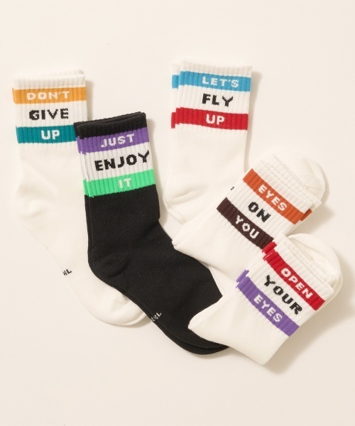 b・ROOM(ビールーム)の「ラインロゴソックス(ソックス/靴下・キッズ・オレンジ/レッド/マスタード/ターコイズブルー/パープル・S/M)」の11枚目の写真