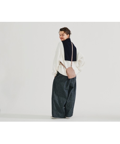 genten（ゲンテン）の「アンティーコ×LIBERTY 口金ミニポシェット（ショルダーバッグ・レディース・オレンジ/ピンク/グリーン・FREE）」の4枚目の写真