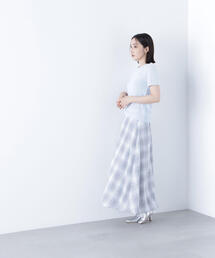 ◇カラーヤーンチェックスカート