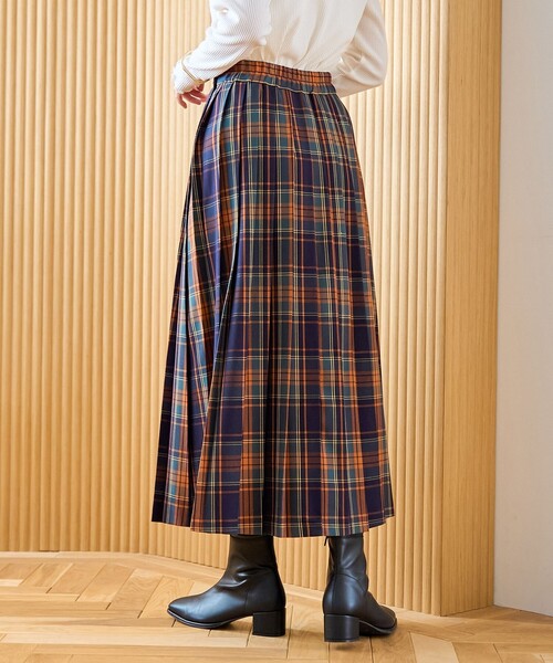 coen（コーエン）の「【昨年大人気】TRチェックプリーツスカート（スカート・レディース・オレンジ/イエロー/コバルトブルー・S/M/L）」の22枚目の写真