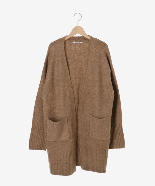 le.coeur blanc（ルクールブラン）の「《WEB限定アイテム》ニュアンスロングカーディガン（カーディガン/ボレロ・レディース・アイボリー/サックスブルー/ライトグレー/ベージュ/ブラック・38）」の13枚目の写真