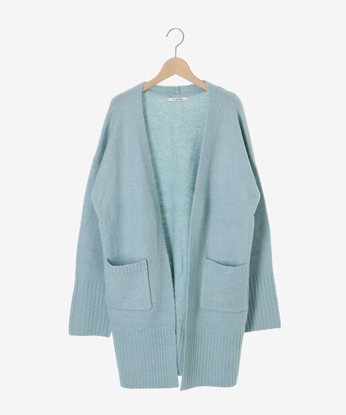 le.coeur blanc（ルクールブラン）の「《WEB限定アイテム》ニュアンスロングカーディガン（カーディガン/ボレロ・レディース・アイボリー/サックスブルー/ライトグレー/ベージュ/ブラック・38）」の14枚目の写真