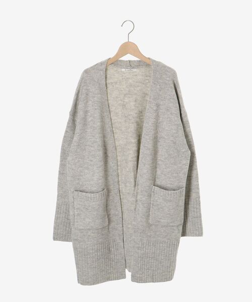 le.coeur blanc（ルクールブラン）の「《WEB限定アイテム》ニュアンスロングカーディガン（カーディガン/ボレロ・レディース・アイボリー/サックスブルー/ライトグレー/ベージュ/ブラック・38）」の15枚目の写真