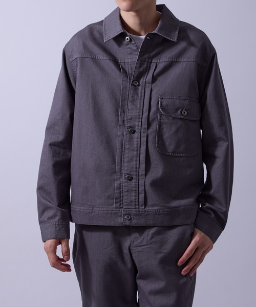 j.n.r.d(ジェー・エヌ・アール・ディー)の「【軽量・メッシュ】【セットアップ対応】j.n.r.d/チルジーンズブルゾン(デニムジャケット・メンズ・ネイビー/ブラック/ライトグレー・M/LL/L)」の12枚目の写真