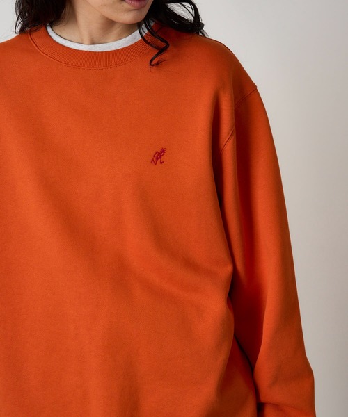 ONE POINT CREW SWEATSHIRT｜ワンポイントクルースウェットシャツ