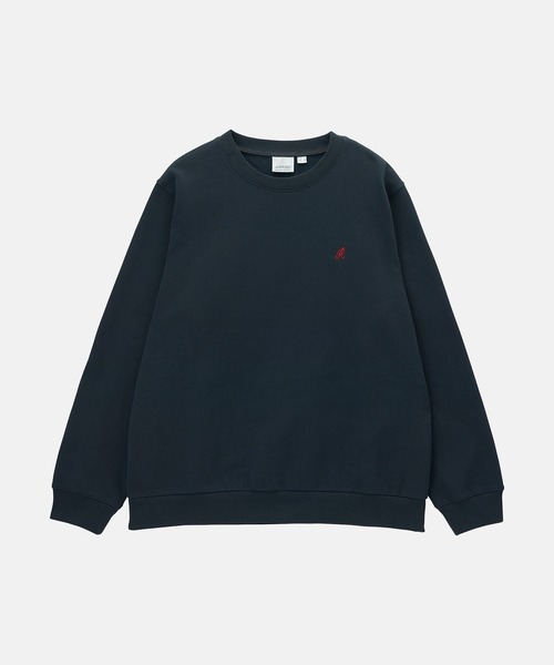 Gramicci(グラミチ)の「ONE POINT CREW SWEATSHIRT|ワンポイントクルースウェットシャツ UNISEX(スウェット・メンズ・ダークネイビー/ダークブラウン系/ヘザーグレー/オレンジ/レッド/ブラック系その他・L/S/XXL/XL/M)」の14枚目の写真