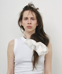 heyep(wCbv)heyep/wCbv Silk Lace Scrunchie / hp03225 / VN [XVV(VV)