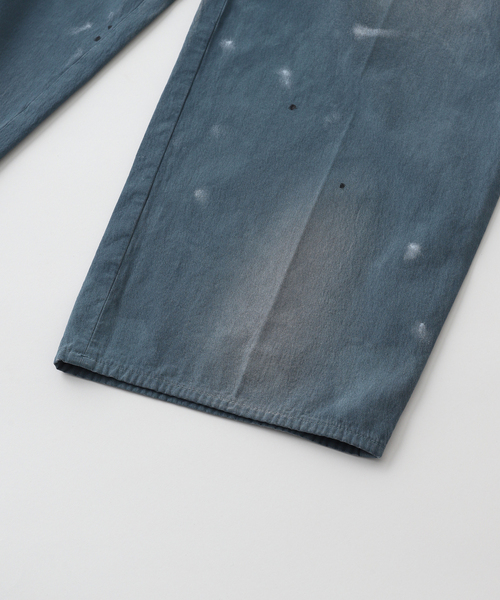 EDIFICE（エディフィス）の「LA BOUCLE (ラブークル) HARDTWIST POWDER FADE パンツ（スラックス・メンズ・アイボリー/カーキ/レッド・MEDIUM/LARGE）」の6枚目の写真