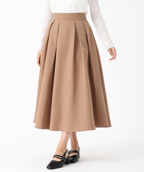 MISCH MASCH（ミッシュマッシュ）の「タックフレアカラースカート（スカート・レディース・レッド/グリーン/キャメル・M/S）」の9枚目の写真