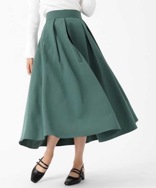 MISCH MASCH（ミッシュマッシュ）の「タックフレアカラースカート（スカート・レディース・レッド/グリーン/キャメル・M/S）」の13枚目の写真