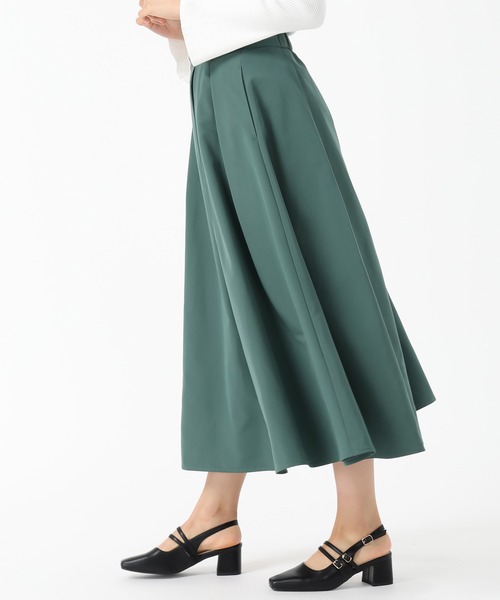 MISCH MASCH（ミッシュマッシュ）の「タックフレアカラースカート（スカート・レディース・レッド/グリーン/キャメル・M/S）」の14枚目の写真