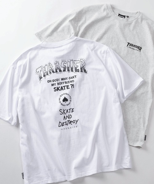 THRASHER(スラッシャー)の「【70】【THRASHER/スラッシャー】 アソート バックプリント Tシャツ/ワンポイント刺繍/26SS新柄追加(Tシャツ/カットソー・レディース・ブラック/グレー系その他2/グリーン系その他/ベージュ/ベージュ系その他/ホワイト系その他/ホワイト/グリーン/グレー系その他3/ブラック系その他3/ブラック系その他/アッシュグレー/ブラック系その他2/グレー系その他/ホワイト系その他5/グレー系その他4/ブラック系その他7/グリーン系その他3/グリーン系その他2/グレー系その他5/ブラック系その他6/ブラック系その他4/ホワイト系その他3/ブルー系その他/ブルー/グリーン系その他6/グリーン系その他4/グレー系その他6/ブラック系その他5/ホワイト系その他4/ホワイト系その他2/グリーン系その他5/グレー系その他7/ブルー系その他4/ブルー系その他3/ブルー系その他2・M/XL/L)」の7枚目の写真