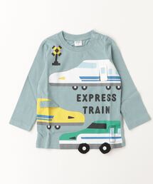 CHEEK ROOM | CHEEK ROOM/チークルーム 新幹線　ロングＴシャツ(Tシャツ/カットソー)
